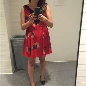 Red Silk Mini Dress! 👗